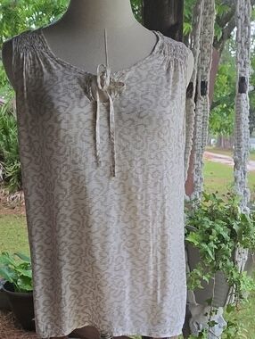 The North Face Annabella Tank In Vintage White Print Size Small